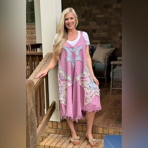 Chic Lavender Jumpsuit with Floral Details NWOT